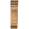 Ekena Millwork Merced Traditional Smooth Bracket w/ Offset Brace, Western Red Cedar, 7 1/2"W x 18"D x 30"H BKT0806X18X30MRC01SWR - alternate 2